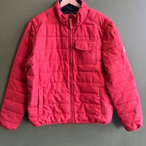 Gerry Mens Large Rust Red Quilted Puffer‎ Winter Jacket Coat Insulated